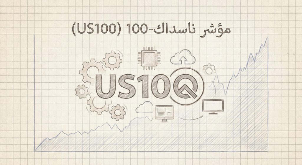 ما هو سهم شركة مؤشر ناسداك-100 (US100)؟
