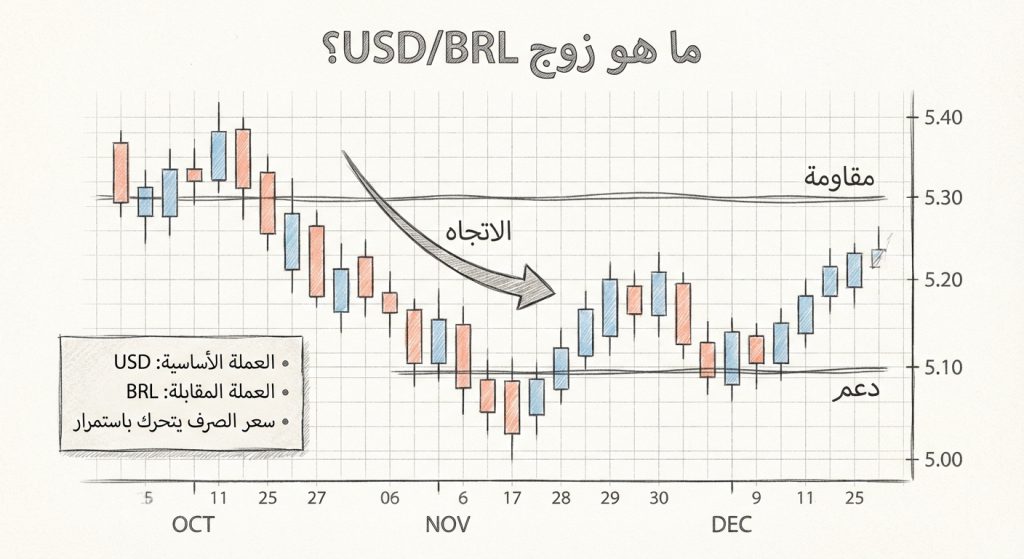 ما هو زوج USD/BRL؟