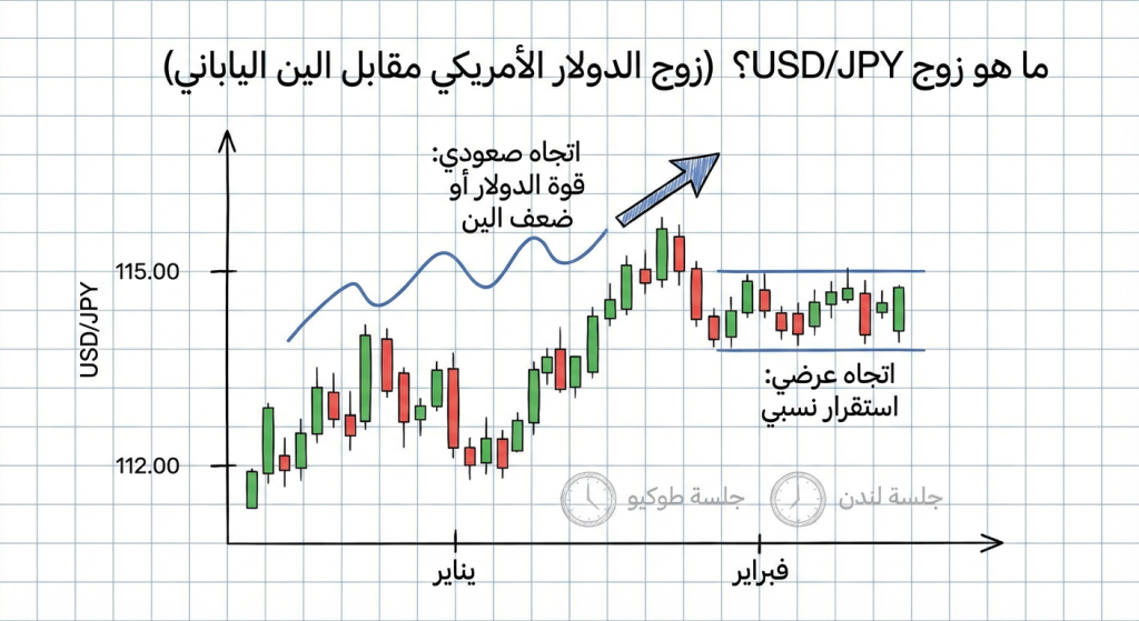 ما هو زوج USD/JPY؟