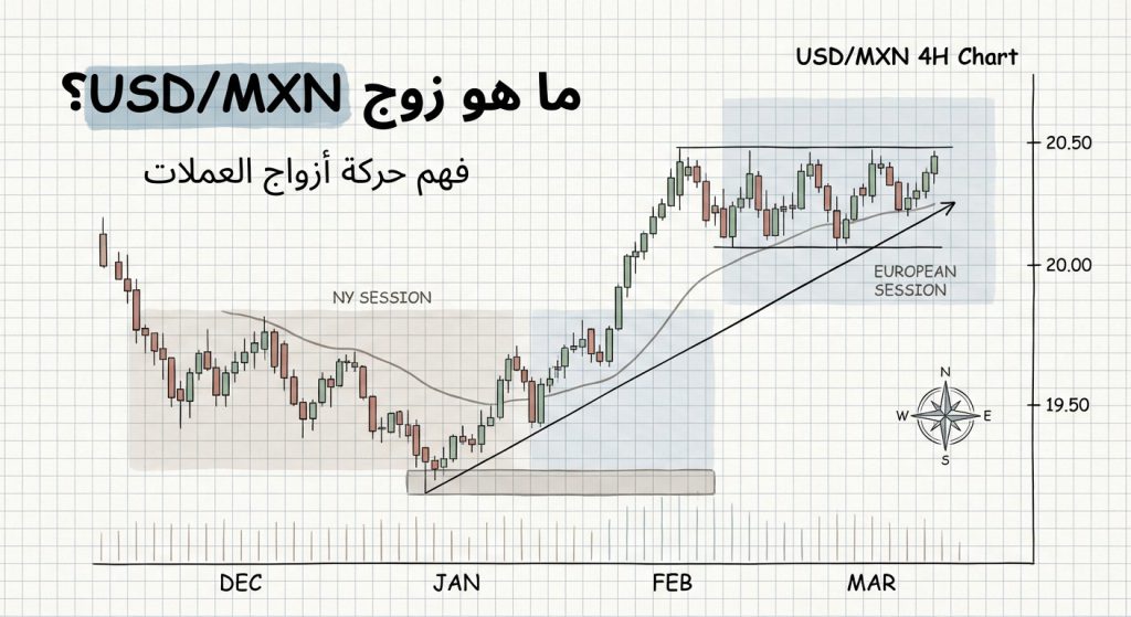 ما هو زوج USD/MXN؟