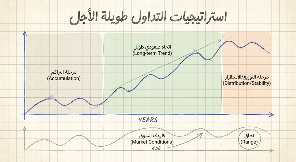 ما هي استراتيجيات التداول طويلة الأجل؟