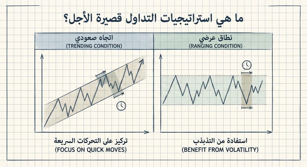 ما هي استراتيجيات التداول قصيرة الأجل؟