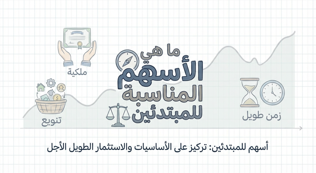 ما هي الأسهم المناسبة للمبتدئين؟