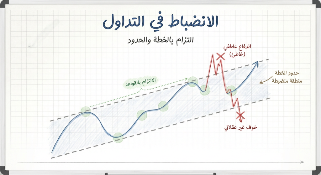 ما معنى الانضباط في التداول؟