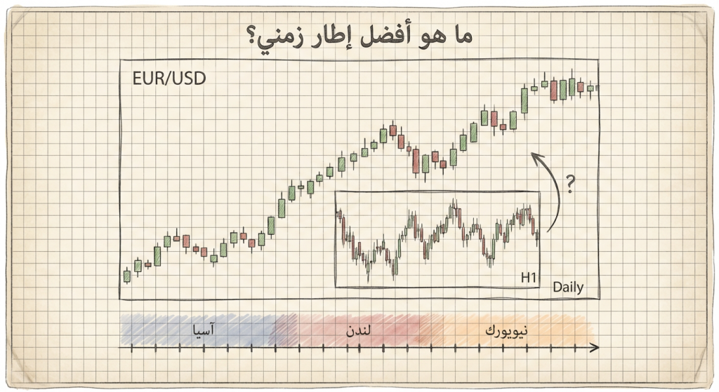 ما هو أفضل إطار زمني لتداول أزواج العملات؟