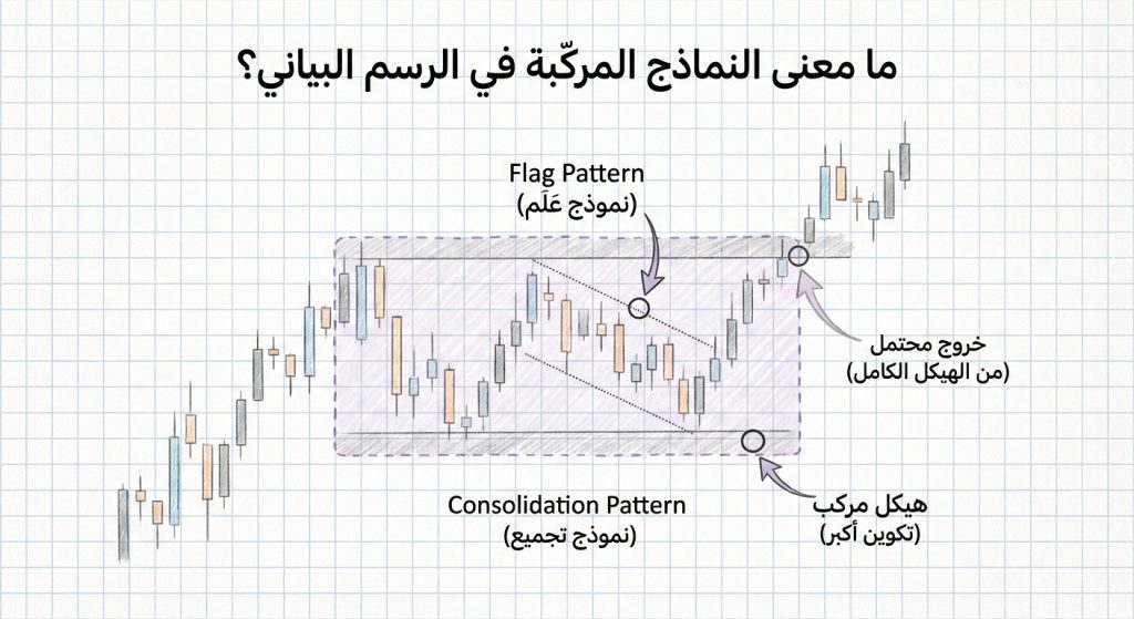 ما معنى النماذج المركّبة في الرسم البياني؟