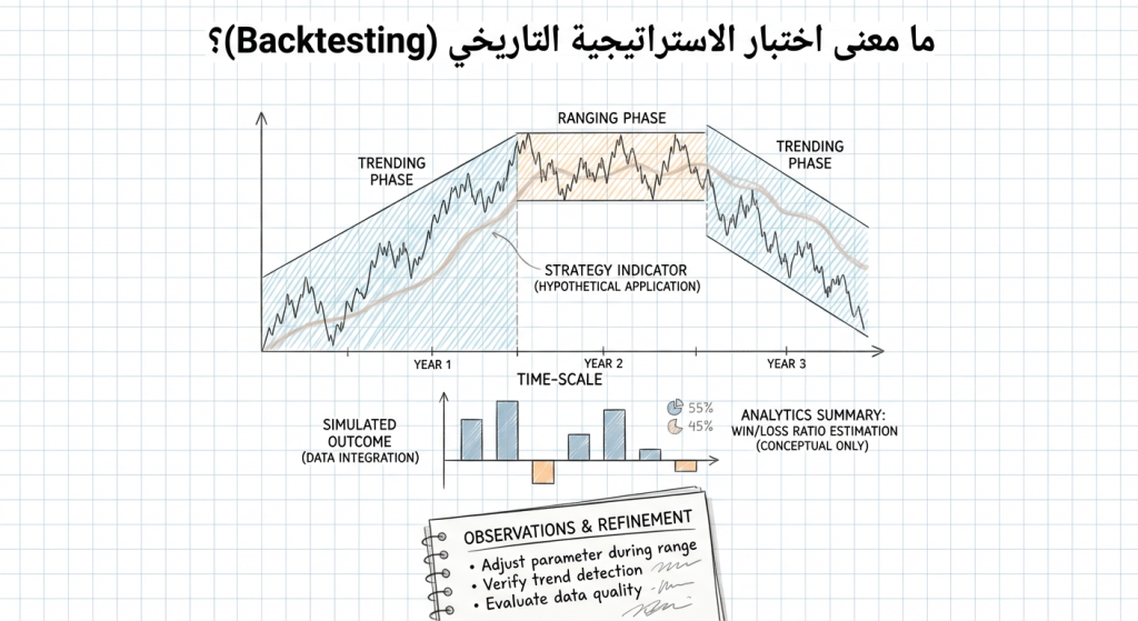 ما معنى اختبار الاستراتيجية التاريخي (Backtesting)؟