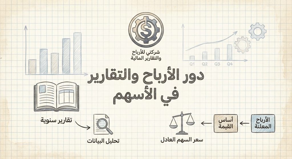 ما هو دور الأرباح والتقارير المالية في الأسهم؟