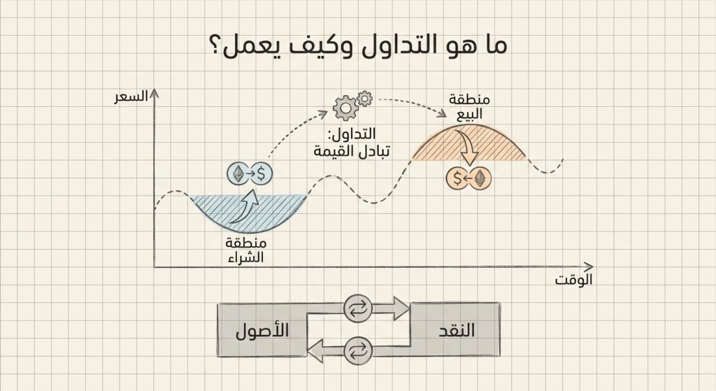 ما هو التداول وكيف يعمل؟