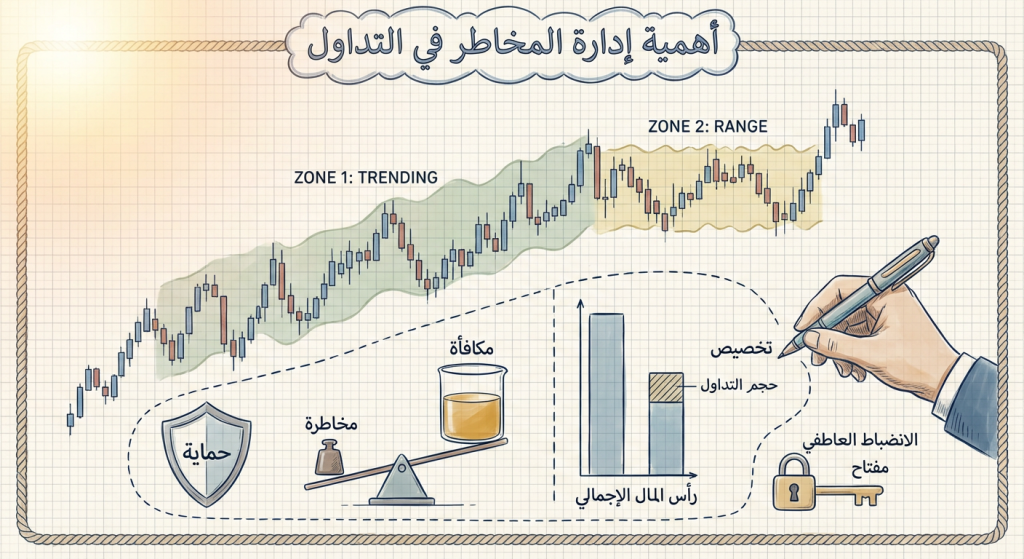 ما دور إدارة المخاطر في أي استراتيجية تداول؟