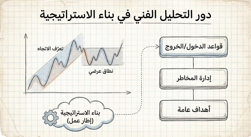 ما دور التحليل الفني في بناء الاستراتيجية؟