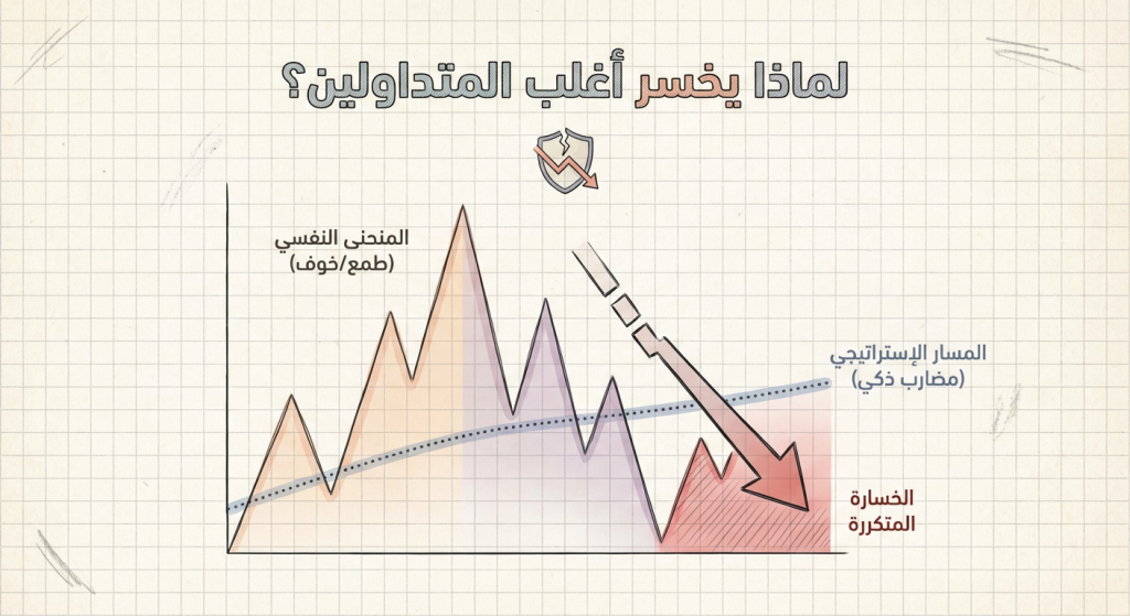 لماذا يخسر أغلب المتداولين؟
