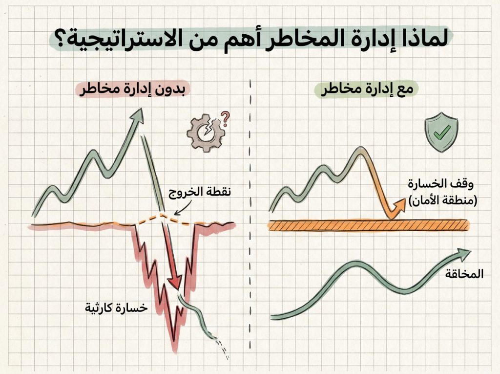 لماذا إدارة المخاطر أهم من الاستراتيجية؟
