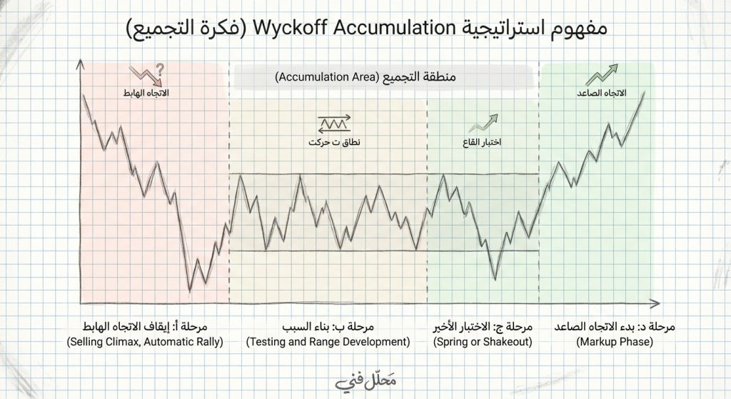 ما هي استراتيجية Wyckoff Accumulation Strategy في التداول؟